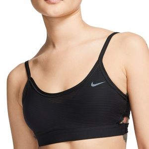 Nike Women's Indy Striped Light Support Sports Bra